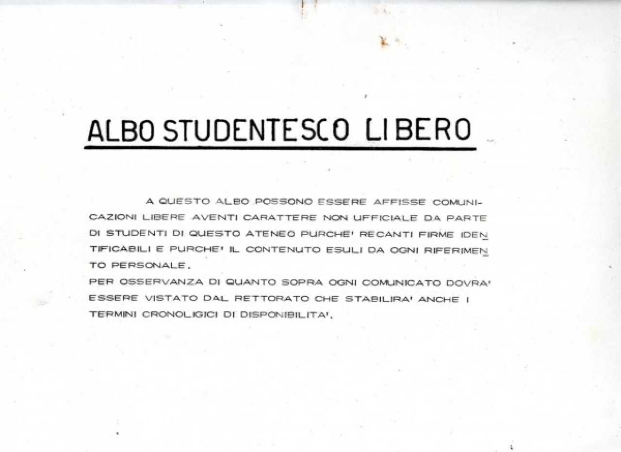 Albo studentesco libero