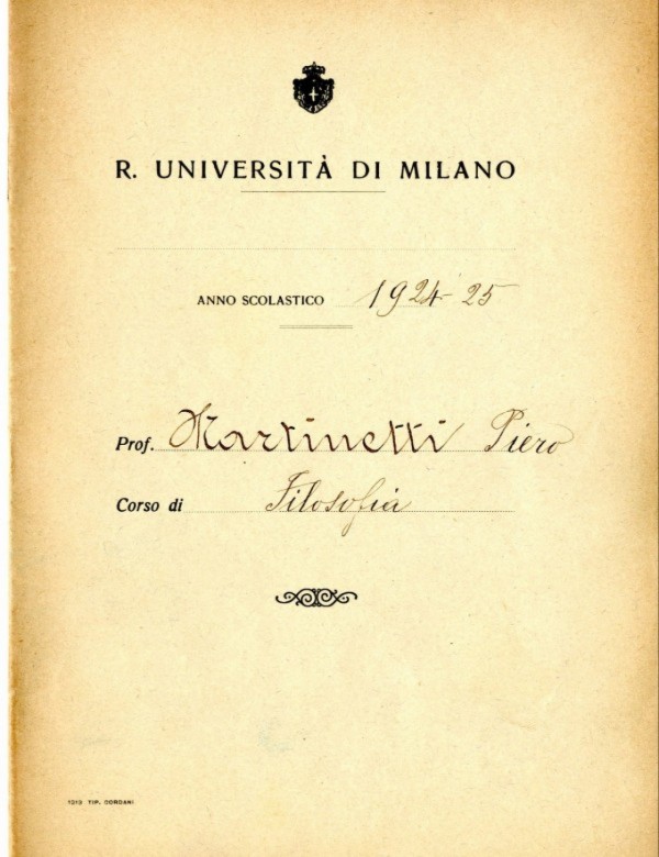 Libretto delle Lezioni